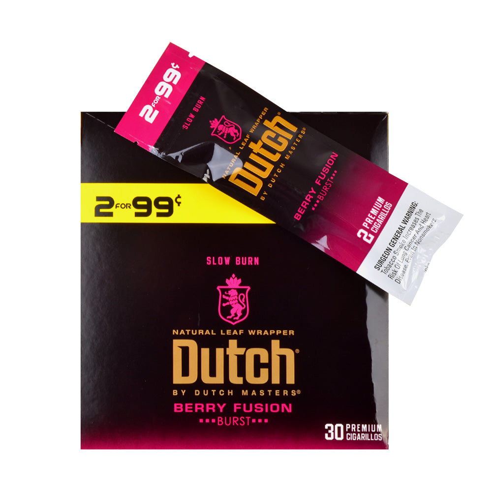 Dutch Masters Foil Fresh Berry Fusion Cigars - 2 Pack