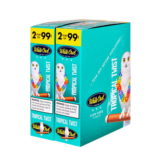 White Owl Tropical Twist Cigarillos - 2 Pack