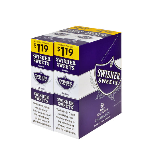 Swisher Sweets Grape Cigars - 2 Pack