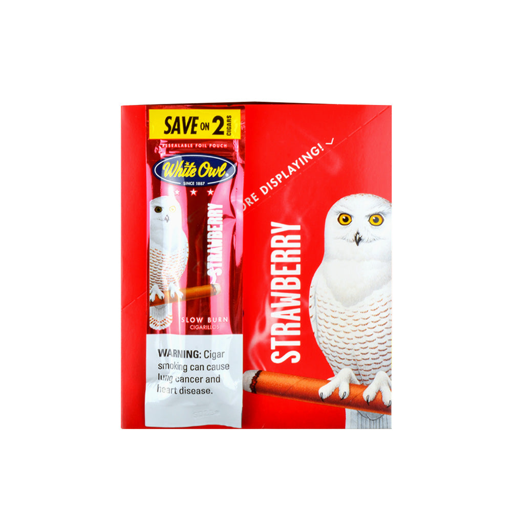 White Owl Strawberry Cigarillos - 2 Pack