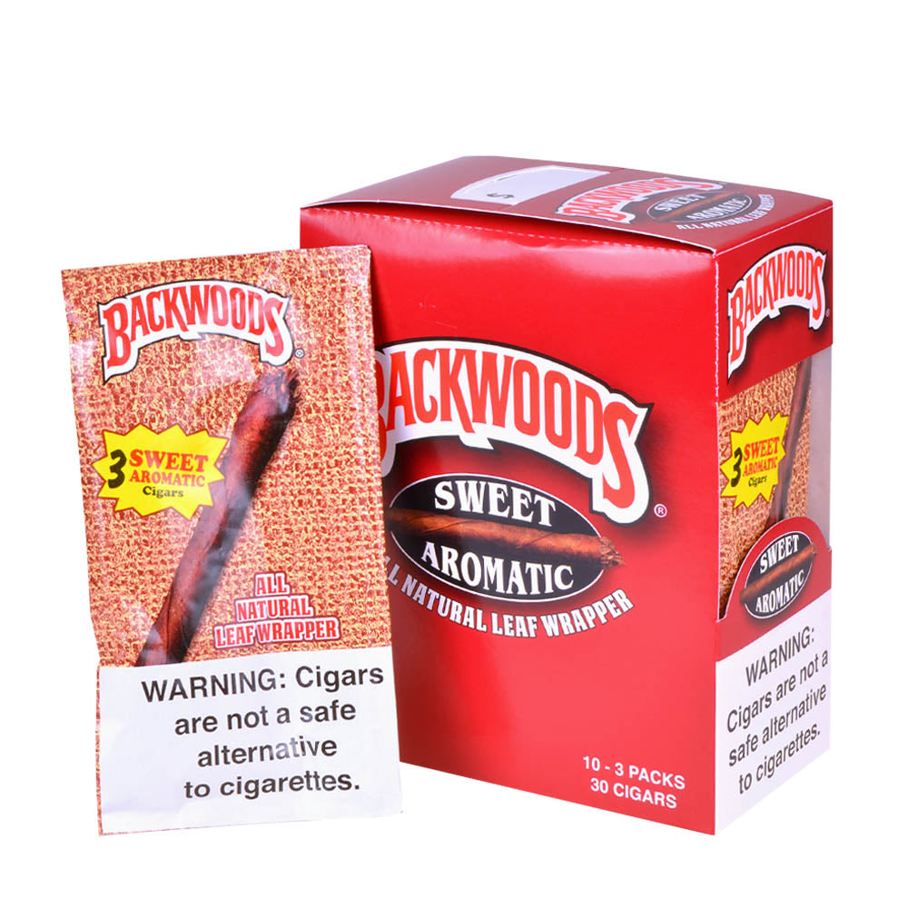 Backwoods Sweet Aromatic Cigars - 3 Pack