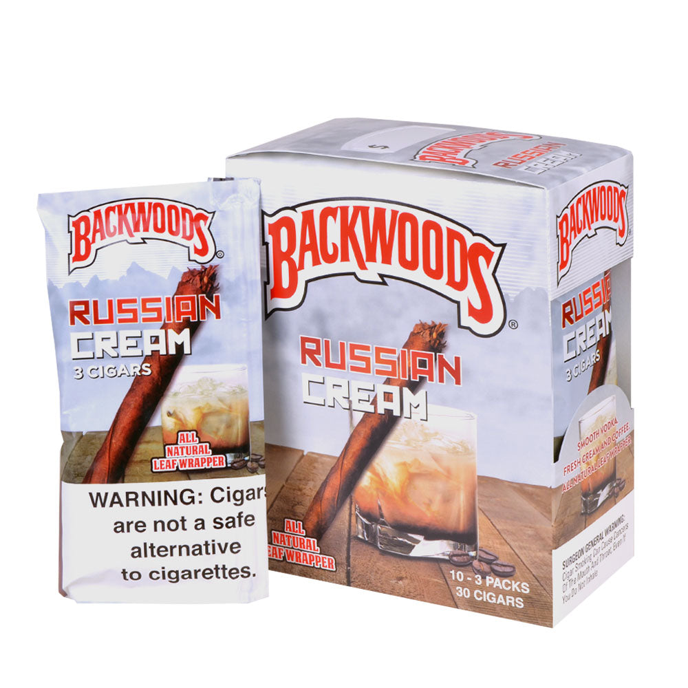 Backwoods Russian Cream Cigars - 3 Pack