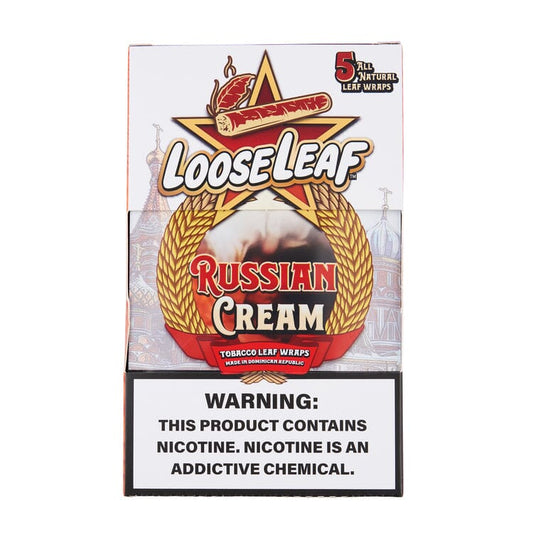 LooseLeaf Blunt Wraps - Russian Cream - 5 Pack