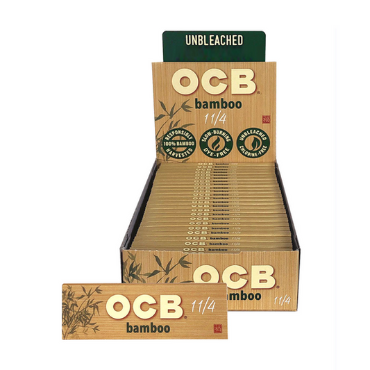 OCB Unbleached Bamboo 1¼ Rolling Papers