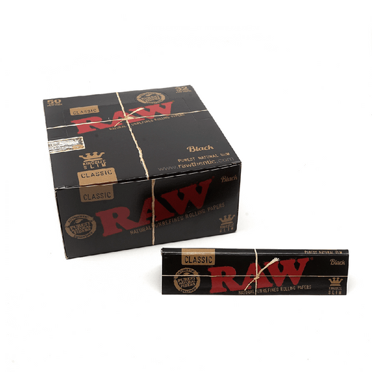 RAW Black King Size Slim 110mm - Rolling Paper