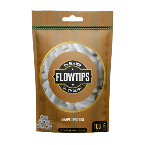Flowtips Cigarette Filter Tips - 100 Shaped Filters